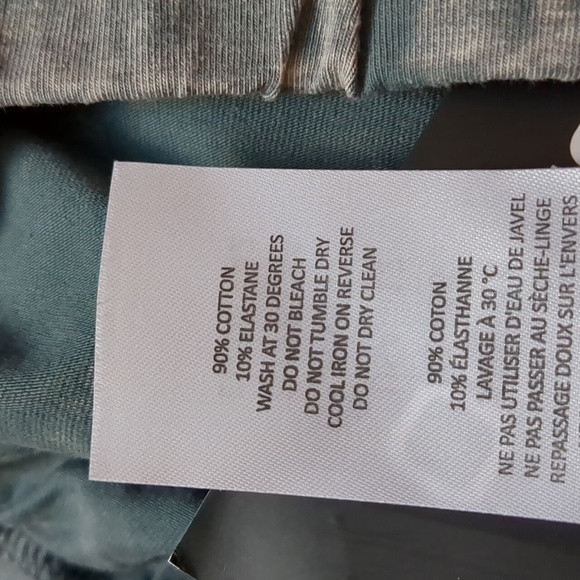 Boohoo Gray Acid Wash Elastic Waist Leggings size 12 - Picture 4 of 5